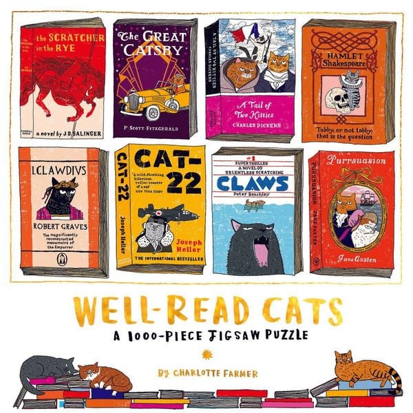Well-Read Cats (Square Box Format)