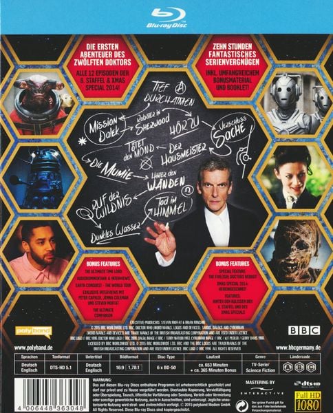 Produktbild: Doctor Who - Die komplette 8. Staffel [6 BRs]
