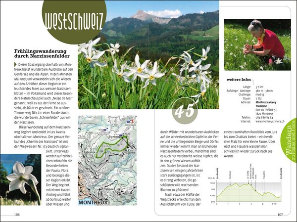 Produktbild: K&uuml;mmerly+Frey Erlebnis Schweiz Wandern zu Flora und Fauna - Wanderf&uuml;hrer