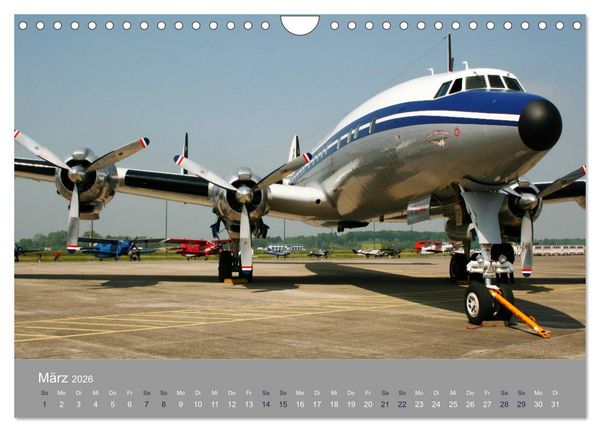Produktbild: Lockheed Super Constellation - Legende der L&uuml;fte (Wandkalender 2026 DIN A4 quer), CALVENDO Monatskalender