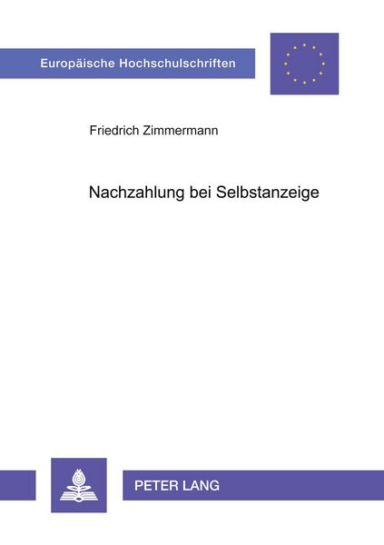 Produktbild: Nachzahlung bei Selbstanzeige
