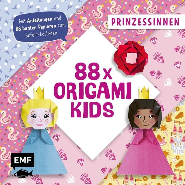 Produktbild: 88 x Origami Kids – Prinzessinnen