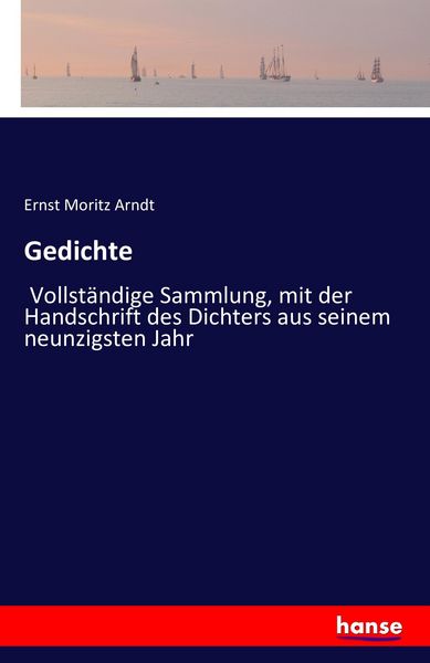 Gedichte, Taschenbuch von Ernst Moritz Arndt, Hansebooks, 9783741159794