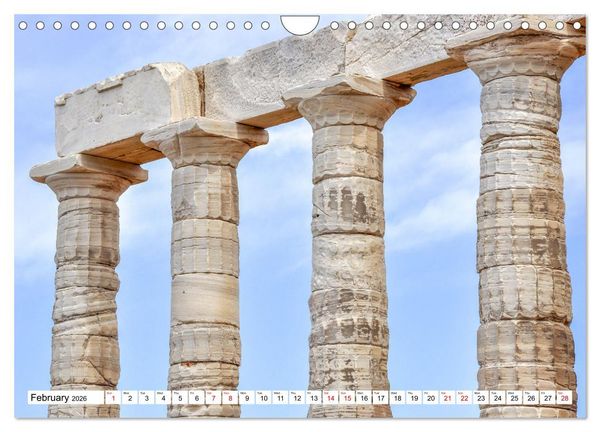 Produktbild: Ancient Greece and Architecture (Wall Calendar 2026 DIN A4 landscape), CALVENDO 12 Month Wall Calendar