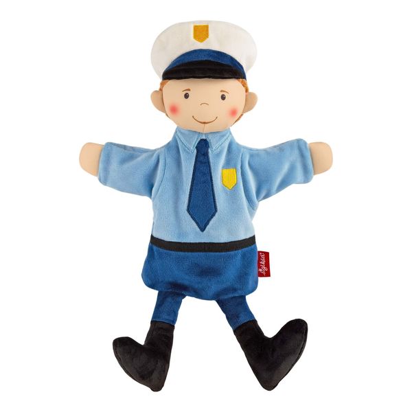 Produktbild: sigikid 43348 - Handspielpuppe Polizist, 34 cm