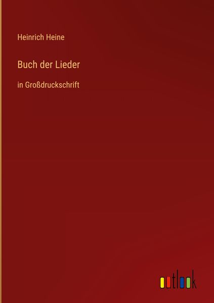 Produktbild: Buch der Lieder
