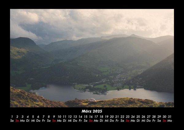 Produktbild: Berge 2025 Fotokalender DIN A3