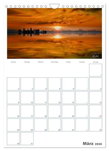 Produktbild: Am Steinhuder Meer / Planer (Wandkalender 2026 DIN A4 hoch), CALVENDO Monatskalender