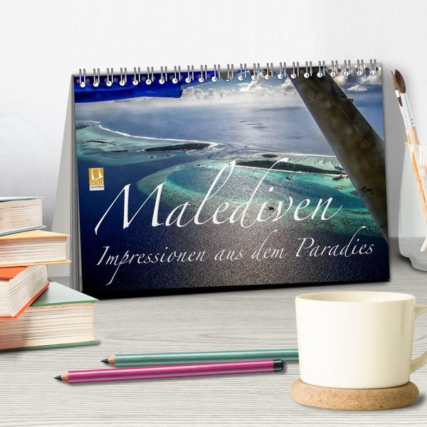 Produktbild: Malediven Impressionen aus dem Paradies (Tischkalender 2026 DIN A5 quer), CALVENDO Monatskalender
