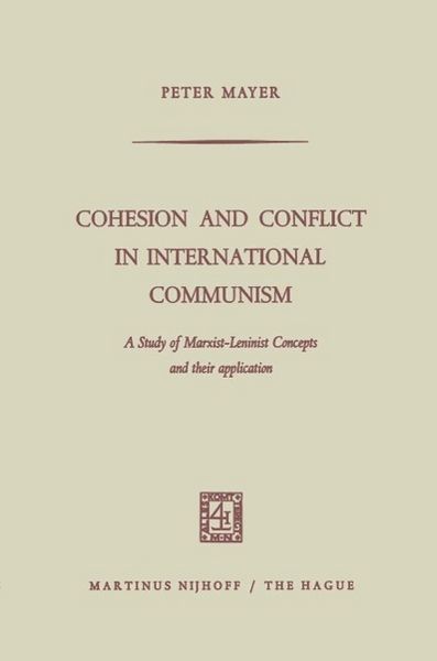 Produktbild: Cohesion and Conflict in International Communism