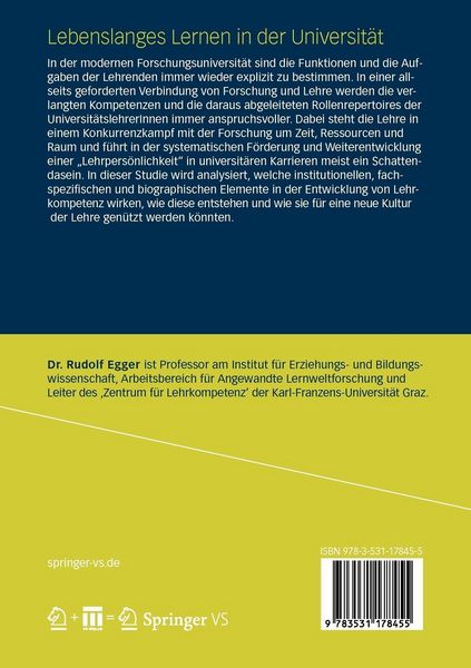 Produktbild: Lebenslanges Lernen in der Universit&auml;t