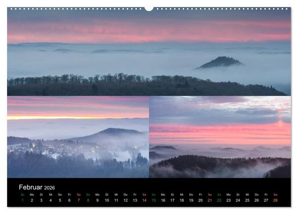 Produktbild: Atemberaubende und Emotionale Landschaften in der Pfalz (hochwertiger Premium Wandkalender 2026 DIN A2 quer), Kunstdruck in Hochglanz