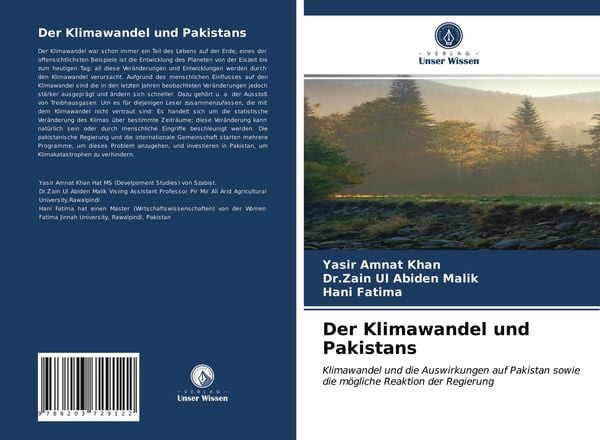 Der Klimawandel und Pakistans, Taschenbuch von Yasir Amnat Khan , Zain Ul Abiden Malik , Hani Fatima, Verlag Unser Wissen, 9786203729122