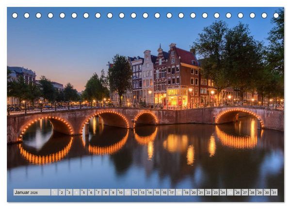 Produktbild: Wundersch&ouml;ne Niederlande (Tischkalender 2026 DIN A5 quer), CALVENDO Monatskalender