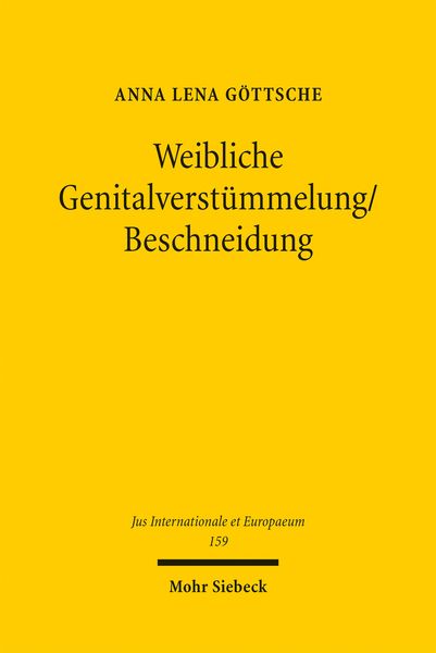 Produktbild: Weibliche Genitalverst&uuml;mmelung/Beschneidung