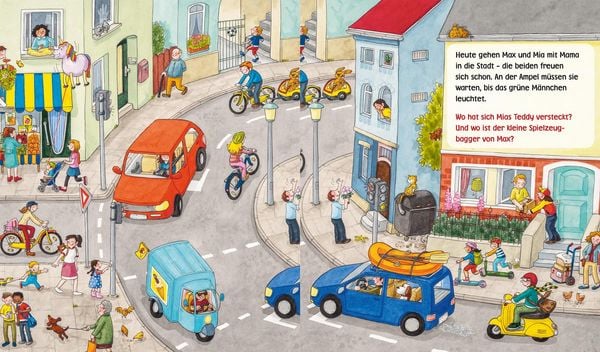 Produktbild: Unkaputtbar: Mein erstes Wimmelbuch: Unterwegs in der Stadt