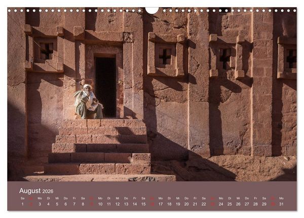 Produktbild: &Auml;thiopien Landschaften der Gegens&auml;tze (Wandkalender 2026 DIN A3 quer), CALVENDO Monatskalender