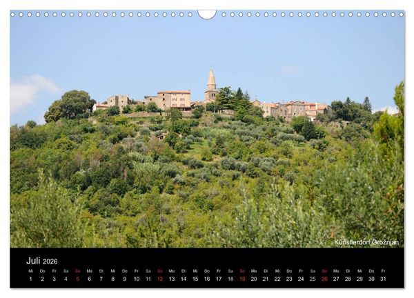 Produktbild: ISTRIEN - Die Perle Kroatiens (Wandkalender 2026 DIN A3 quer), CALVENDO Monatskalender