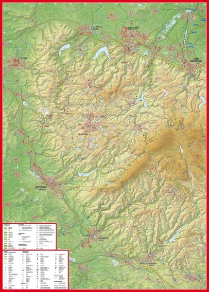 Produktbild: Wanderkarte Der Westliche Harz 1:50.000