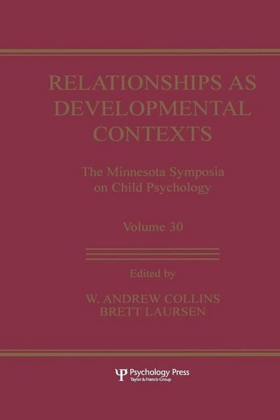 Produktbild: Relationships as Developmental Contexts