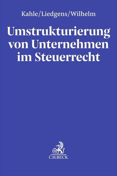 Produktbild: Umstrukturierung von Unternehmen im Steuerrecht