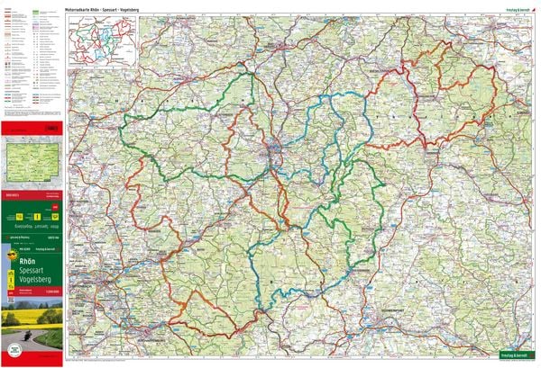 Produktbild: freytag & berndt Motorradkarte Rh&ouml;n 1:200.000