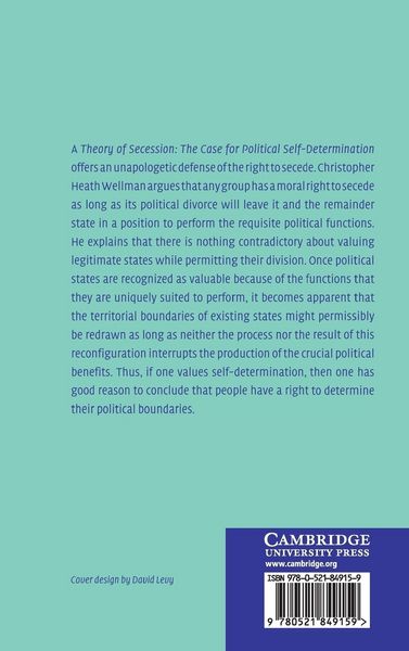 Produktbild: A Theory of Secession