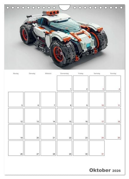 Produktbild: Gesteckte coole Flitzer (Wandkalender 2026 DIN A4 hoch), CALVENDO Monatskalender