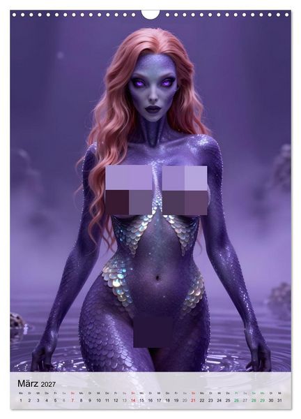 Produktbild: Alien Engel (Wandkalender 2027 DIN A3 hoch), CALVENDO Monatskalender