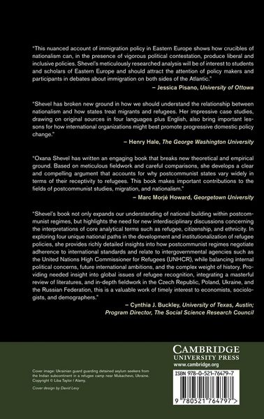 Produktbild: Migration, Refugee Policy, and State Building in Postcommunist Europe
