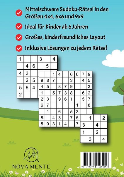 Produktbild: Sudoku Spa&szlig; f&uuml;r Kinder ab 6 Jahren