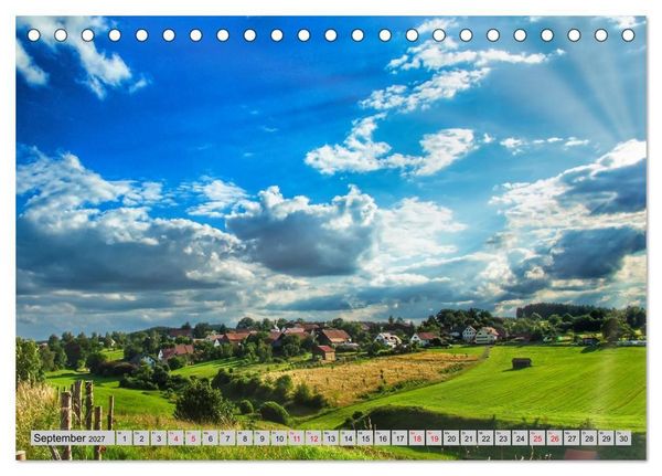 Produktbild: Die Stauden, eine Landschaft aus dem Bilderbuch (Tischkalender 2027 DIN A5 quer), CALVENDO Monatskalender