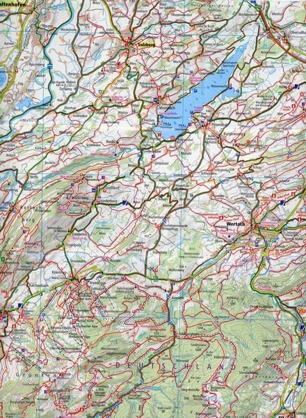 Produktbild: Publicpress Rad- und Wanderkarte Allg&auml;u, Kempten, Oberstdorf, Sonthofen, Bad Hindelang 1:50.000