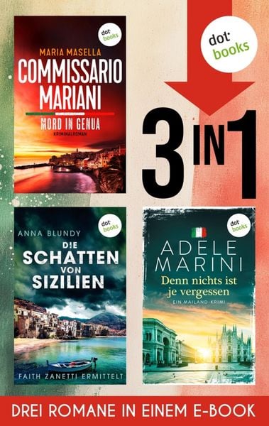 Produktbild: Commissario Mariani - Mord in Genua, Die Schatten von Sizilien & Denn nichts ist je vergessen
