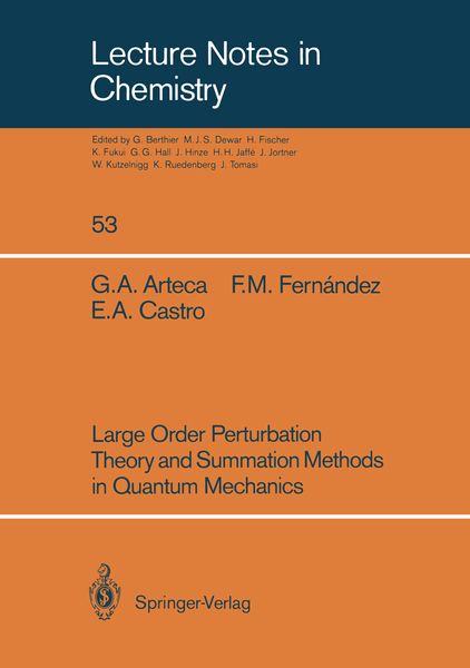 Produktbild: Large Order Perturbation Theory and Summation Methods in Quantum Mechanics