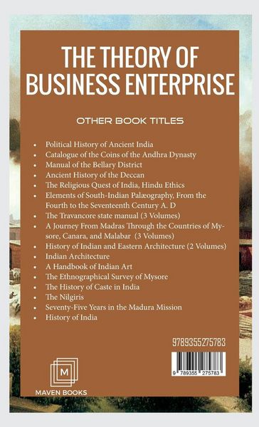 Produktbild: The Theory Of Business Enterprise
