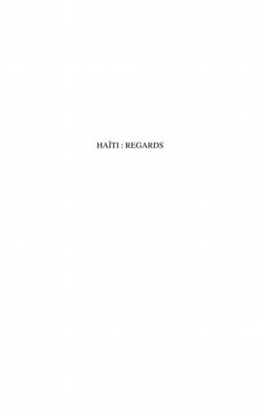 Produktbild: Haiti : regards