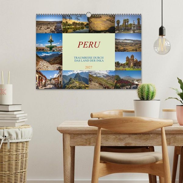 Produktbild: Peru - Traumreise durch das Land der Inka (Wandkalender 2027 DIN A3 quer), CALVENDO Monatskalender