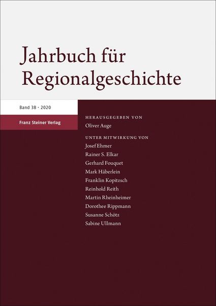 Produktbild: Jahrbuch f&uuml;r Regionalgeschichte 38 (2020)
