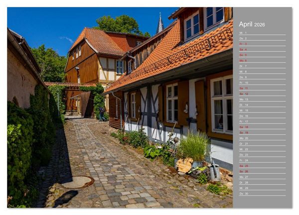 Produktbild: Kloster Dr&uuml;beck-Ehemalige Harzer Benediktiner-Abtei (hochwertiger Premium Wandkalender 2026 DIN A2 quer), Kunstdruck in Hochglanz
