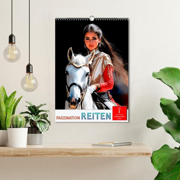 Produktbild: Faszination Reiten (Wandkalender 2026 DIN A3 hoch), CALVENDO Monatskalender