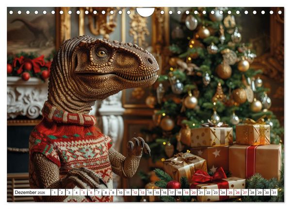 Produktbild: Reiche Dinos. Sie leben &ndash; im Luxus. (Wandkalender 2026 DIN A4 quer), CALVENDO Monatskalender