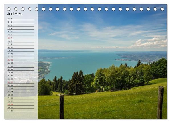 Produktbild: Unterwegs am Bodensee (Tischkalender 2026 DIN A5 quer), CALVENDO Monatskalender