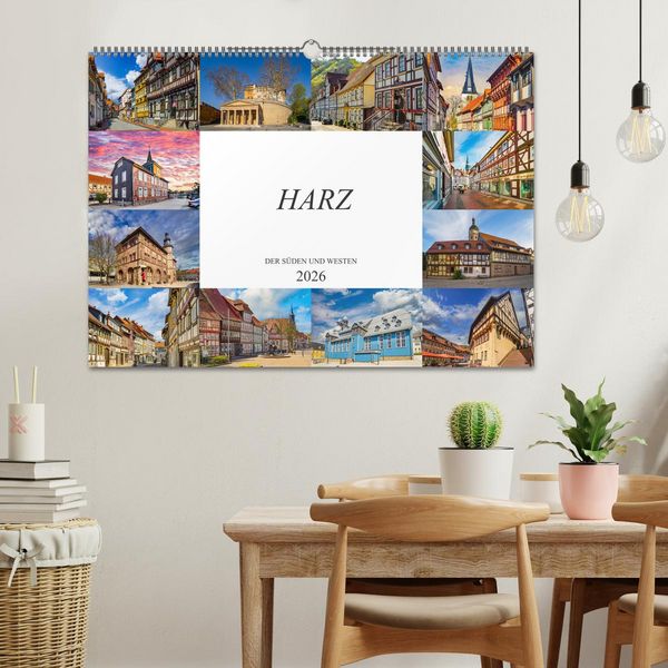 Produktbild: Harz der S&uuml;den und Westen (Wandkalender 2026 DIN A2 quer), CALVENDO Monatskalender