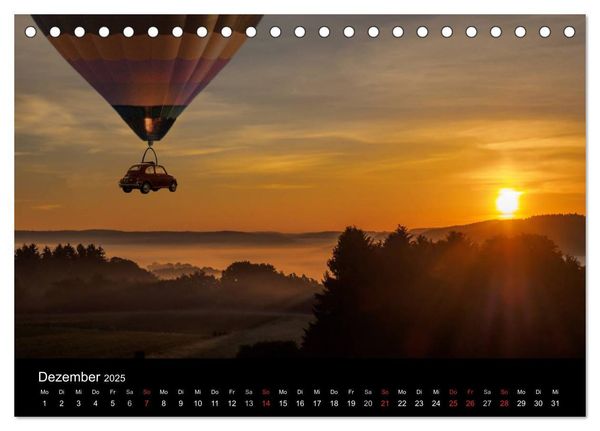 Produktbild: Mit der Knutschkugel auf Reisen (Tischkalender 2025 DIN A5 quer), CALVENDO Monatskalender