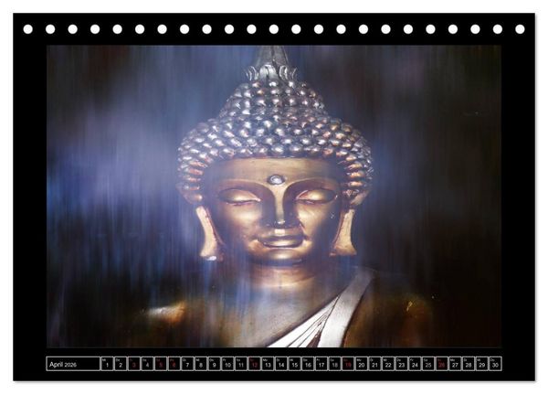 Produktbild: Buddha - Harmonie und Entspannung (Tischkalender 2026 DIN A5 quer), CALVENDO Monatskalender