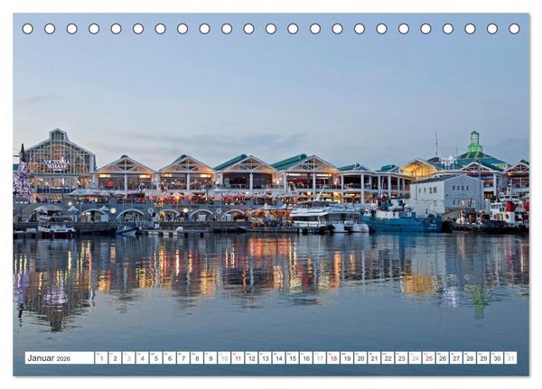 Produktbild: S&uuml;dafrika - Kapstadt (Tischkalender 2026 DIN A5 quer), CALVENDO Monatskalender