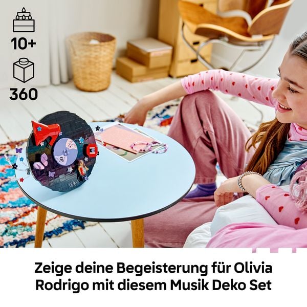 Produktbild: LEGO Editions Olivia Rodrigos Schallplatte Spielzeug Modellbau 43028