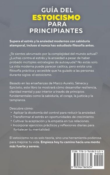 Produktbild: Gu&iacute;a del Estoicismo para Principiantes