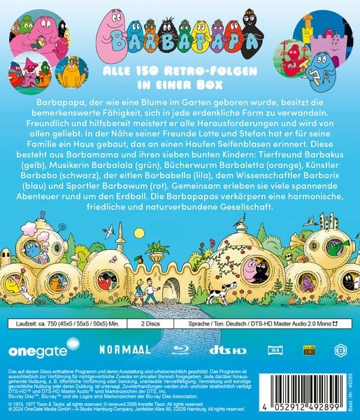 Produktbild: Barbapapa - Alle 150 Folgen [2 BRs]